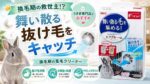 換毛期の救世主！？舞い散る抜け毛をキャッチする「ラビんぐ エアグルーム」